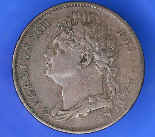 1825 george farthing - george, iv