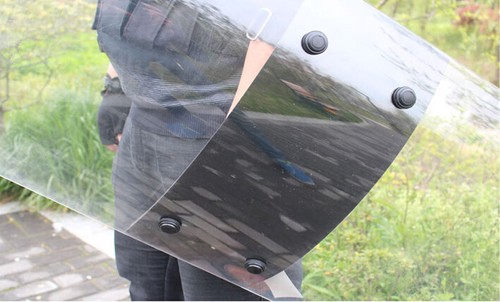 Clear polycarbonate shield - polycarbonate,