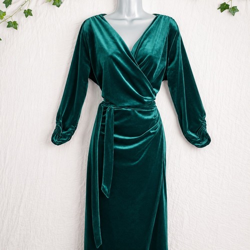 Quiz size green - size, velvet