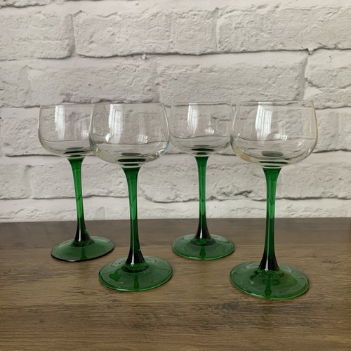 Vintage luminarc green stem - vintage,