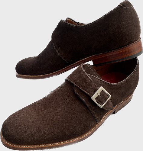Mens grenson dark - mens, suede