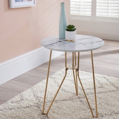 Chic round coffee - &, side