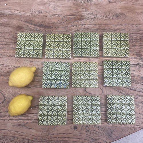 Set antique tiles - 10,