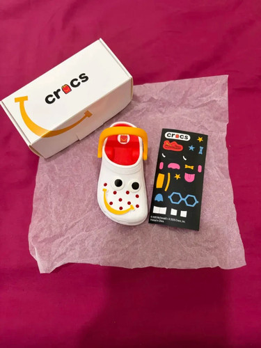 Mcdonalds 2026 white crocs - uk,
