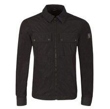 Belstaff Shawbury Black Lightweight Overshirt, Size M