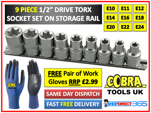 Piece star torx - e, socket