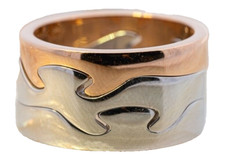 18ct White & Rose Gold 3pc