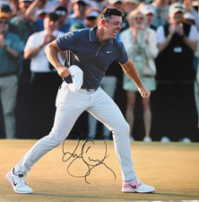 Rory McIlroy Hand Signed 12x12