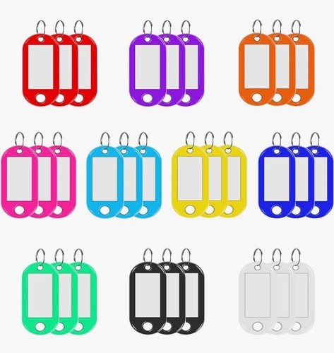 Key tags plastic rings - key,