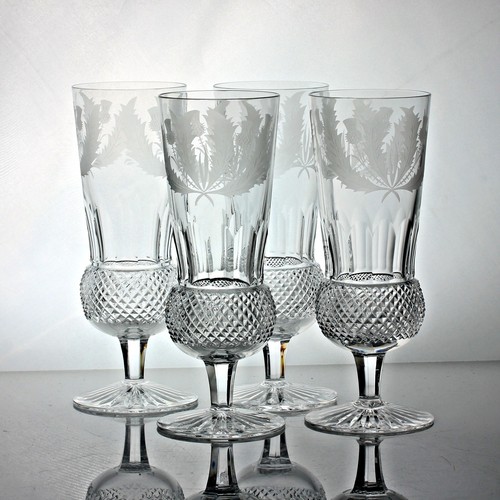 Set four edinburgh crystal - set, of