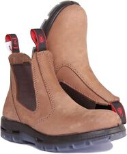 REDBACK UBCH Crazy Horse Australian Soft Toe Light BROWN Leather Work Boots