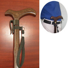 Easy Fit Walking Stick Wrist Strap & Cane Crutch Clip Holder Grip Aid
