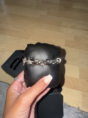 Police men silver bracelet - police,