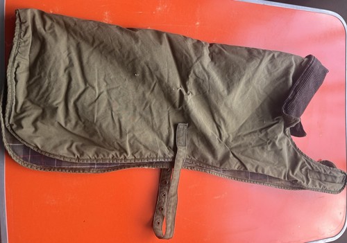 Barbour waxed dog coat - dog,