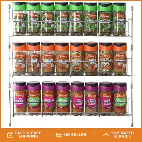 Durable metal tier spice - 3-tier,