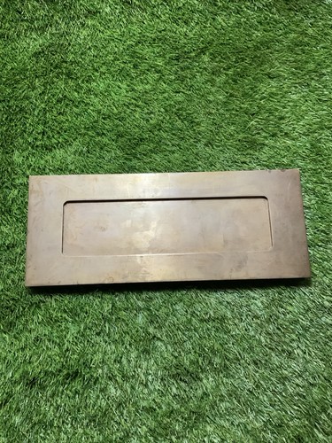 Vintage brass letter box - box, b872