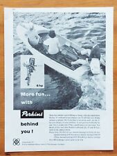 Original Vintage 1960s Perkins '6' Outboard Motor Advert