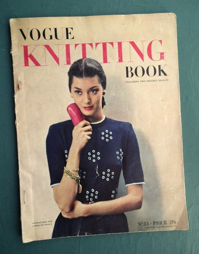Vintage 1940s vogue - vogue, knitting