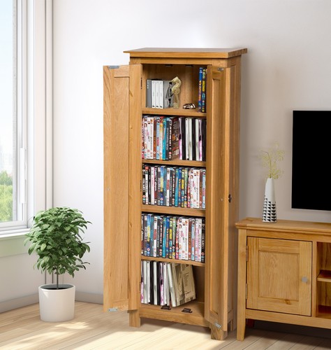 Dvd cabinet solid oak - cabinet,,
