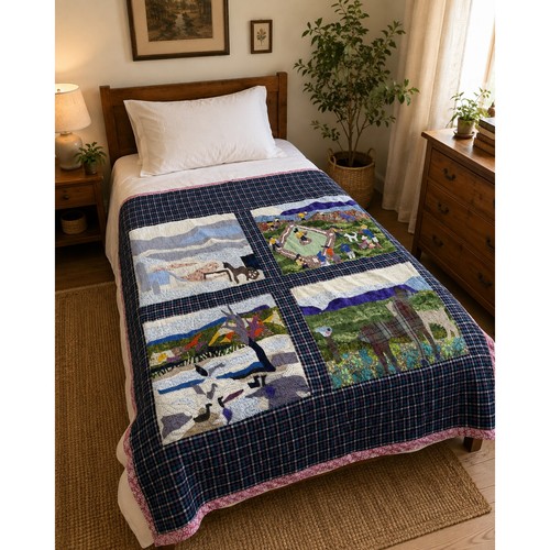 Vintage handmade patchwork - vintage,