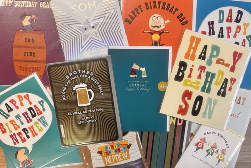 1000 assorted male birthdays - assorted,