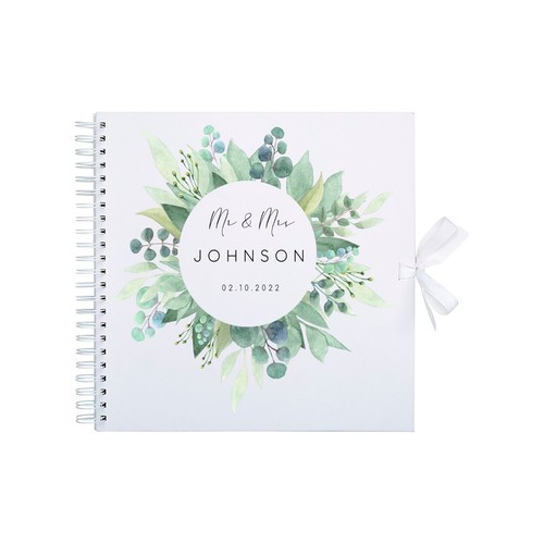 Personalised wedding scrapbook - wedding,