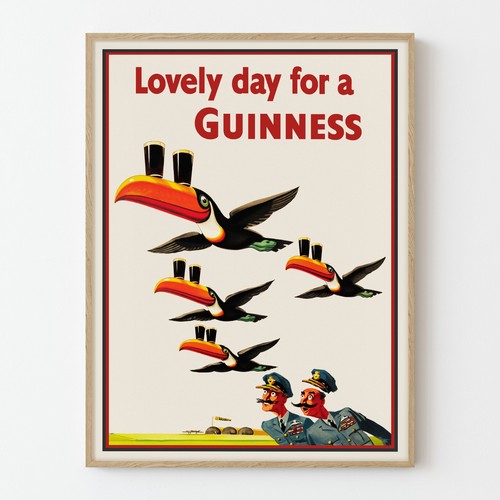 Vintage guinness toucan poster - guinness,