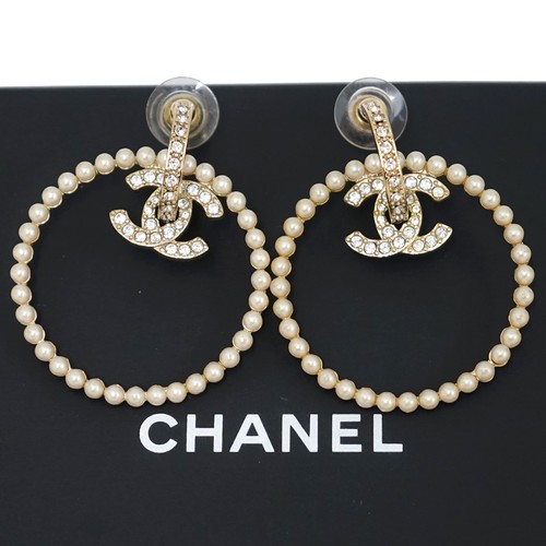 Chanel logos rhinestone - chanel, cc