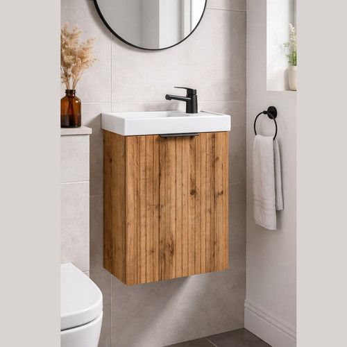Cloakroom vanity unit with - vanity,