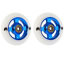 Eagle Supply Co 100mm Stunt Scooter Wheels + Bearings - Pair - Blue - SALE