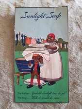 Antique Sunlight Soap Advertising Card Port Sunlight (2)