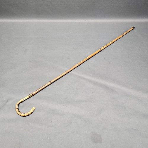 Vintage bamboo walking stick - vintage,