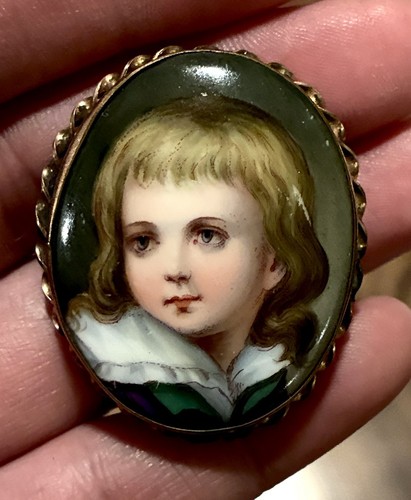Antique victorian hand painted - antique,