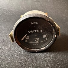 VINTAGE SMITHS WATER TEMPERATURE GAUGE 30 -110 JAGUAR MK2 & E TYPE MADE IN UK
