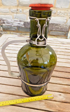 Vintage French Green 2L Glass