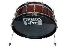 22"x 6” Custom made  bass drum using CB drums & other Parts-Red wine