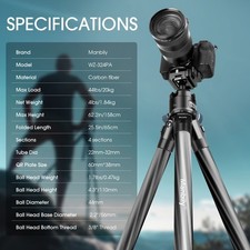 Manbily Tripod for Shooting