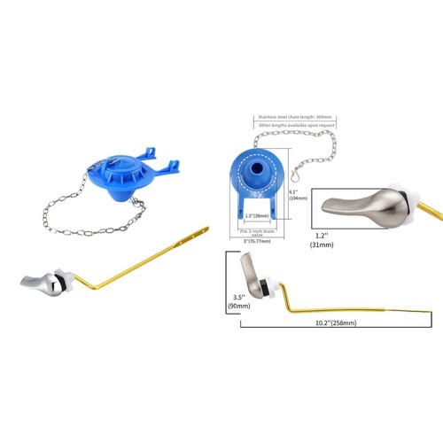 Toilet flush lever - toilet,