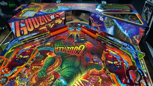 Godzilla pinball mod decal - godzilla,