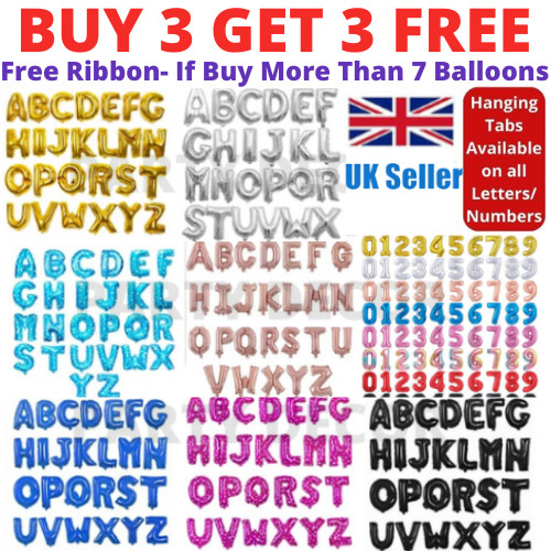 Letters numbers foil - letters,