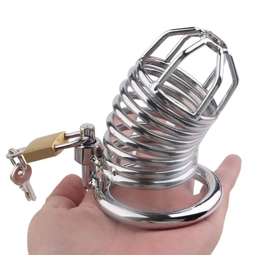 Stainless steel male chastity - male,