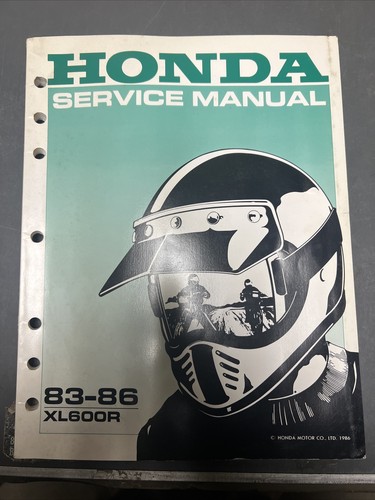 1983 honda xl600r manual - xl600r,