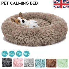 UK Dog Bed Donut Soft Round