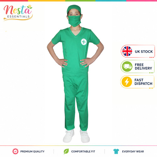 Children surgeon costume 4pc - costume,