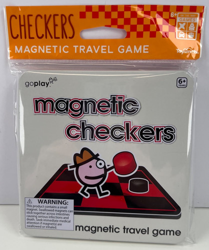 Toysmith magnetic checkers - magnetic,