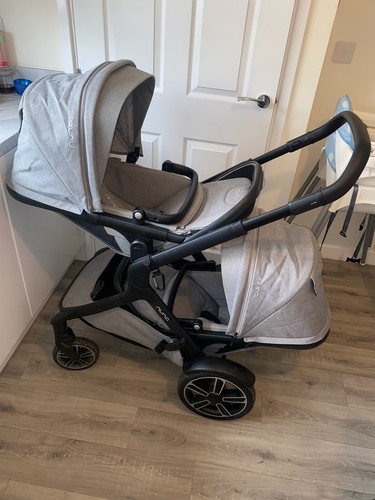 Twin pram travel system - pram,