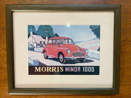 Morris minor 1000 framed print - minor,
