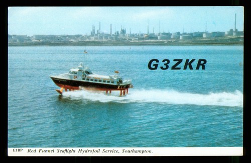 Qsl radio card g3zkr - qsl, les
