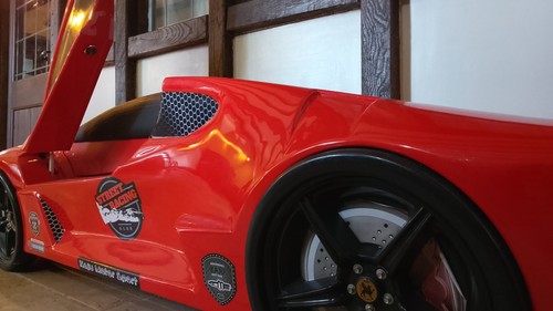 Ferrari red racing - racing, car