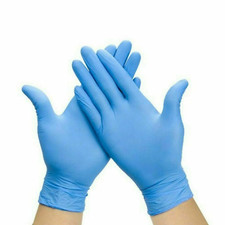 2000 DISPOSABLE NITRILE GLOVES POWDER LATEX FREE BLUE Medical Food XS/S/M/L/XL